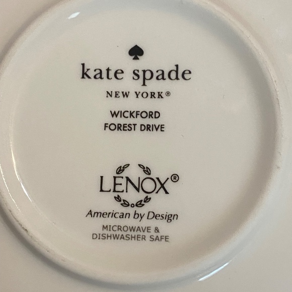 Kate Spade ‘Wickford Forest Drive” tidbit plates. Set of 3 - Picture 10 of 13